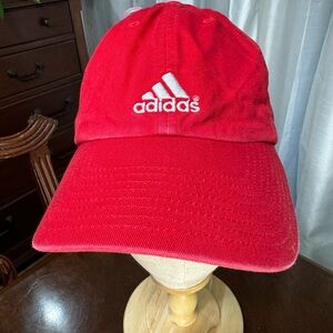 Adidas Logo Bold Red Hat